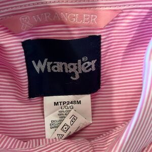 Wrangler, button-down collar shirt